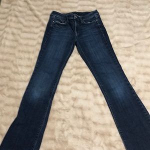 WHITE HOUSE BLACK MARKET, SIZE 4R, denim jeans
